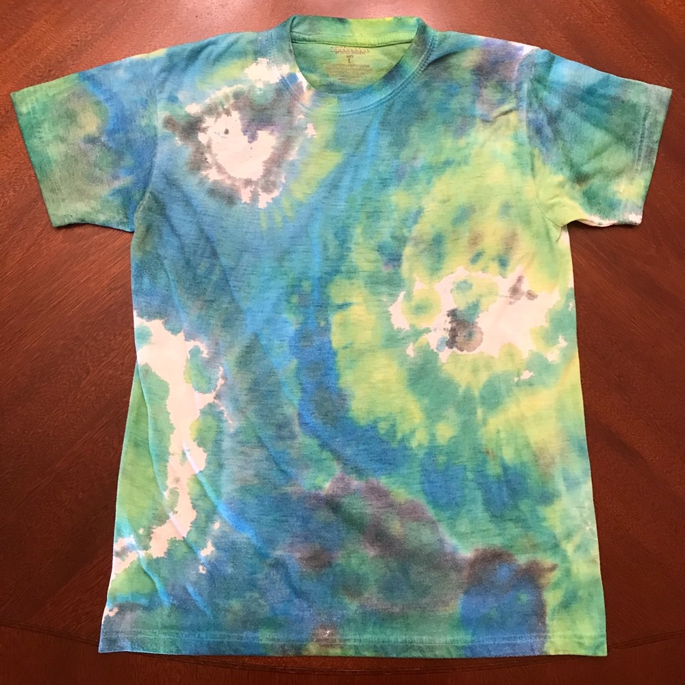 Essential loungewear short sleeve tie dye T-shirt